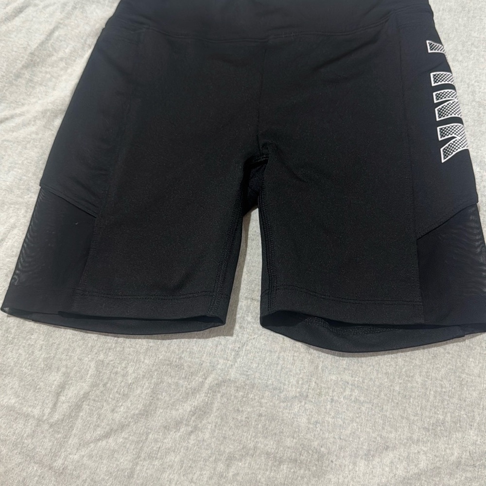 PINK Victoria's Secret Black Athletic Shorts